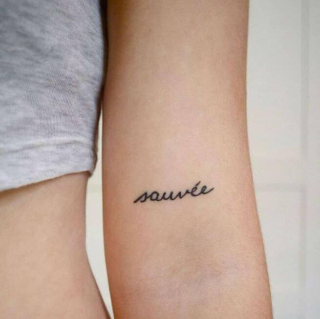 One Word Tattoos Girls