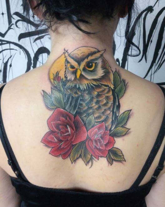 Owl Tattoo Flash
