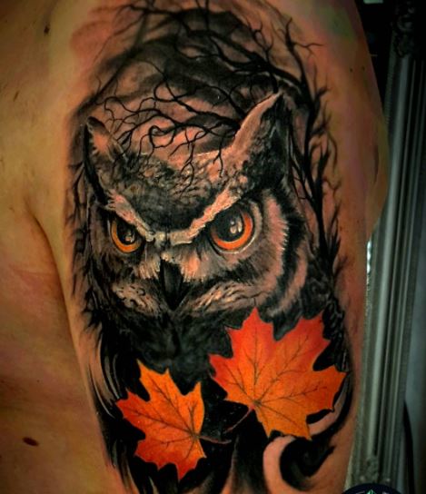 Owl Tattoos For Men