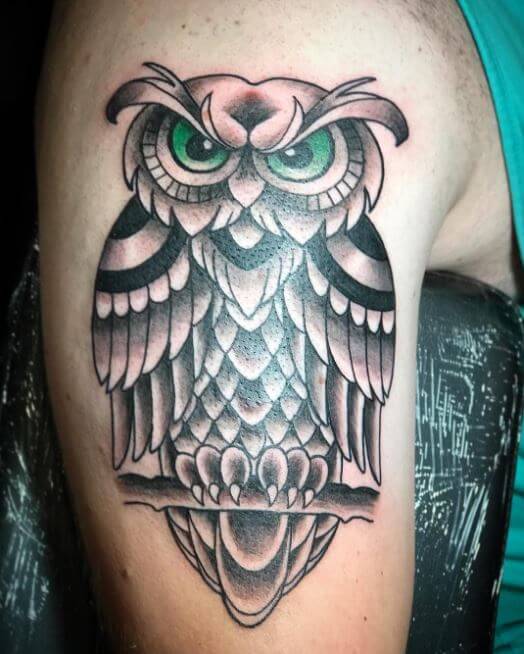 Owl Tattoos On Arms For Girls