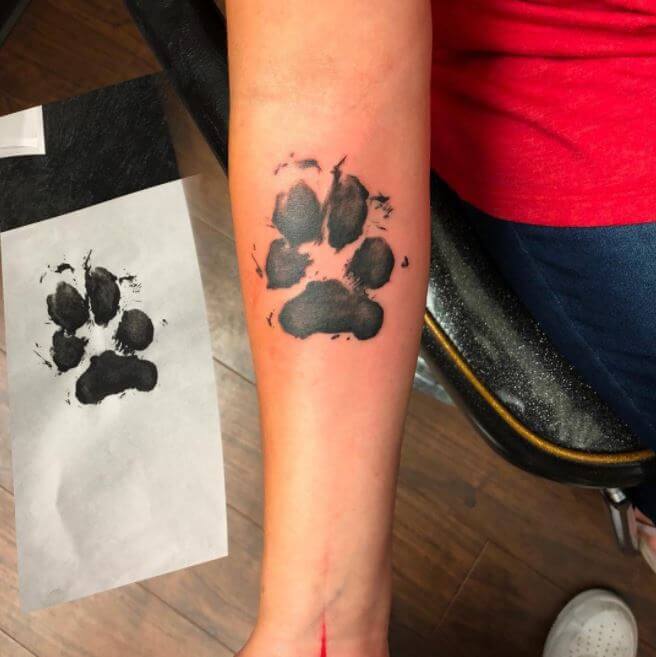 Paw Tattoos Meaning