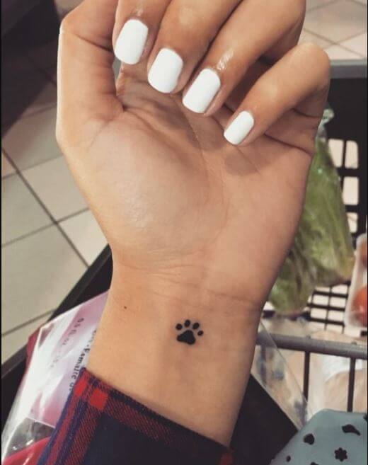 Paw Tattoos On Wrist