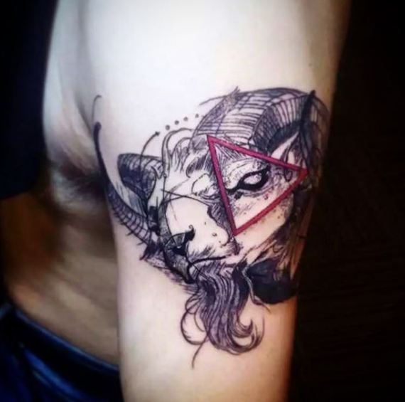 Pencil Sketch Style Tattoo