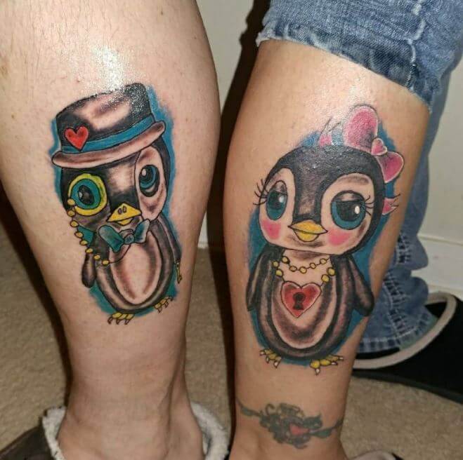 Penguin Couple Tattoos