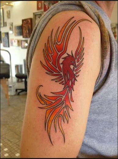 Phoenix Tattoos Tribal