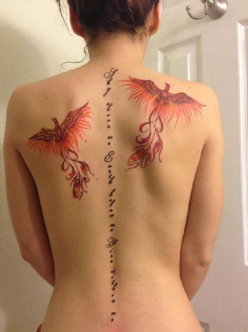 Phoenix Tattoos Vorlagen