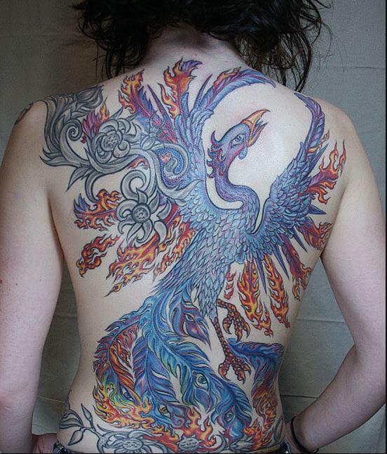 Phoenix Temporary Tattoos