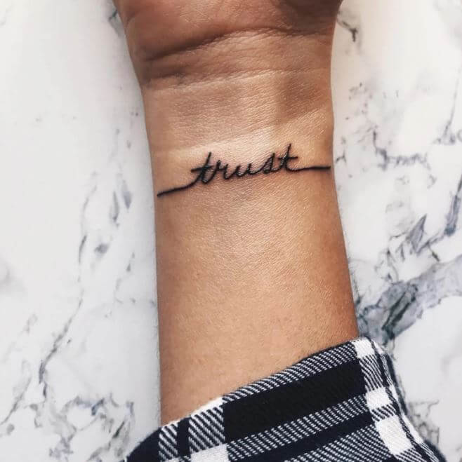 Powerful One Word Tattoos