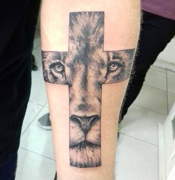 Religious Lion Tattoos
