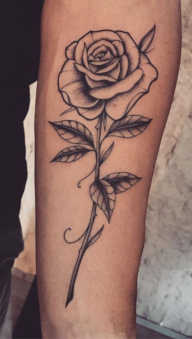 Rose And Flower Tattoos (4)