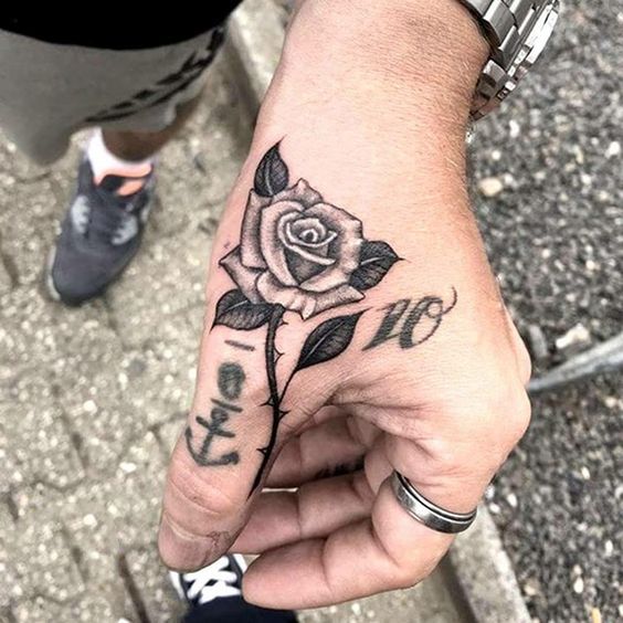 Rose And Flower Tattoos (8)