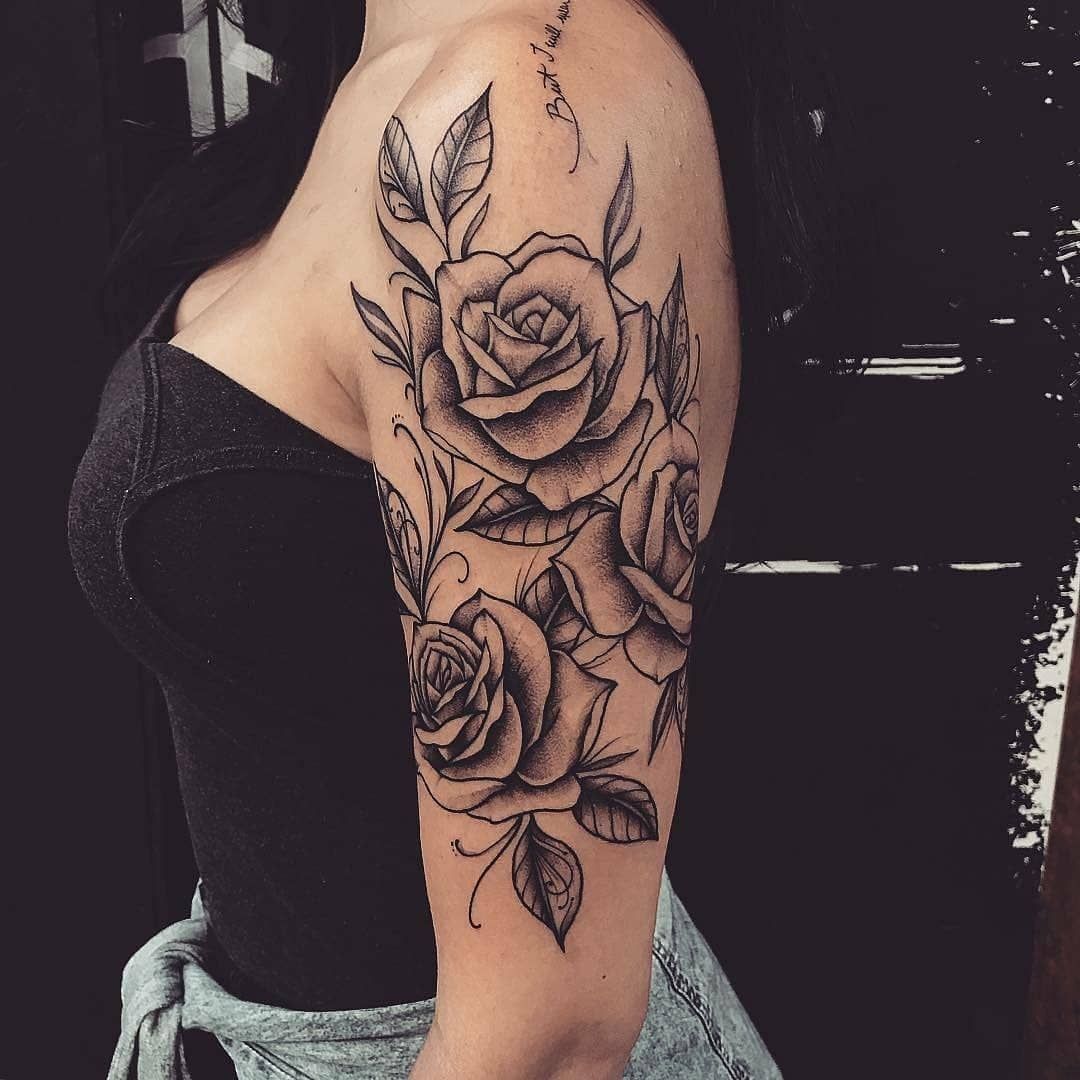 Rose And Flower Tattoos (9)