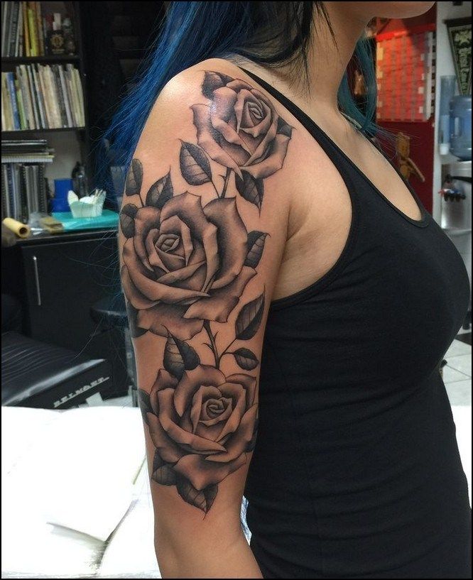 Rose And Thorns Tattoos (10)