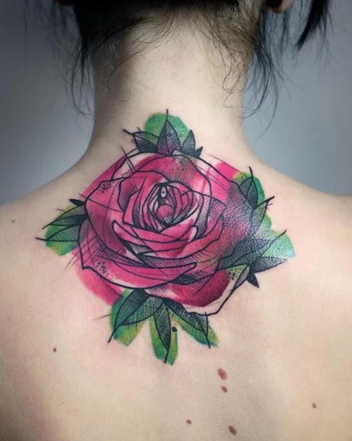 Rose Flowers Tattoos