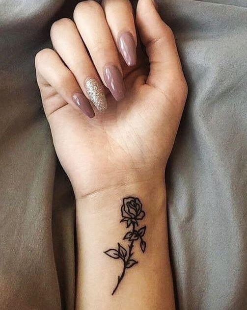 Rose Henna Tattoo