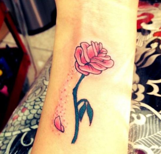 Rose Petals Tattoos