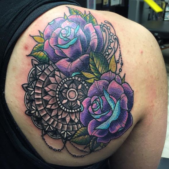Rose Tattoos For Girls