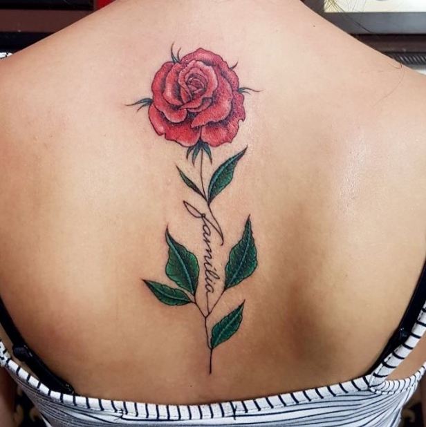 roses tattoos with names