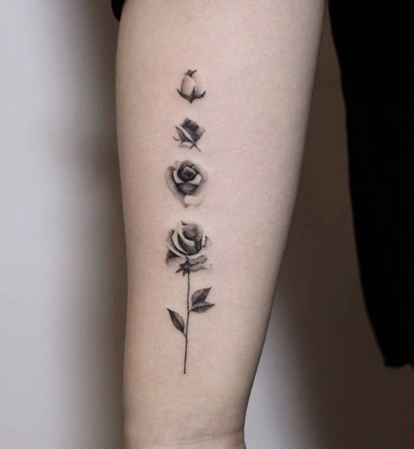 Roses On Arm Tattoos (10)