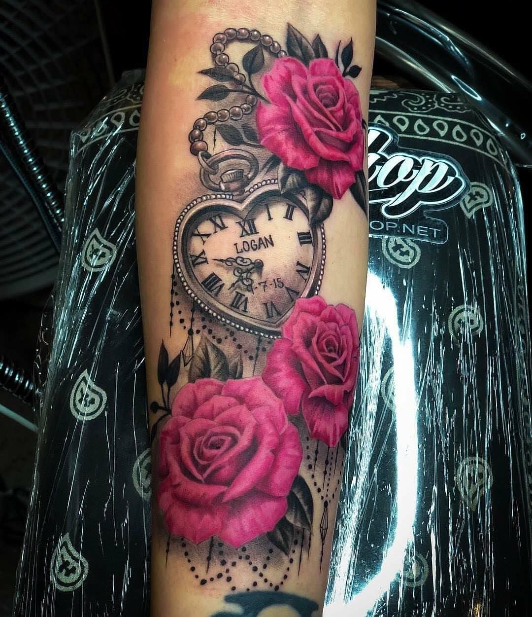 Roses Tattoos On Back (10)