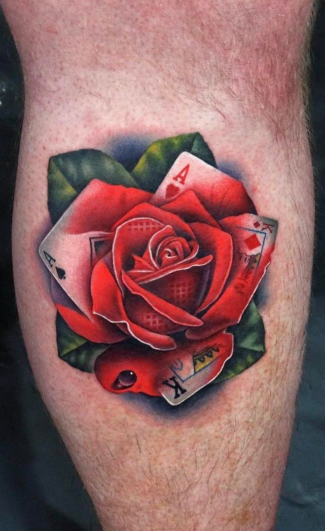 Roses Tattoos On Back (7)