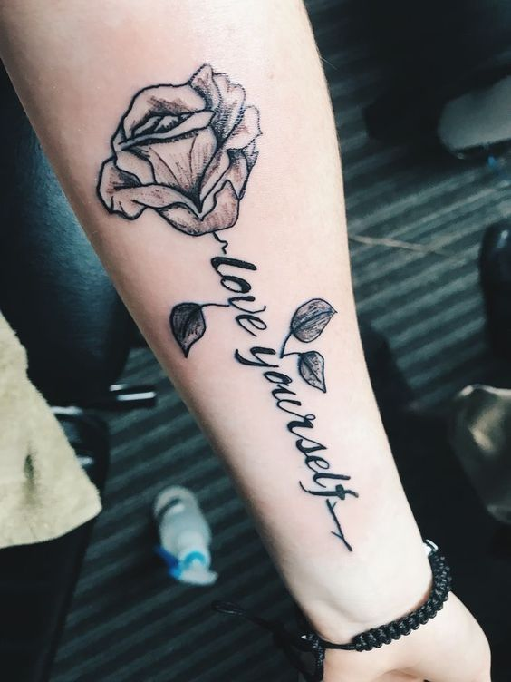 Roses Tattoos On Side (1)