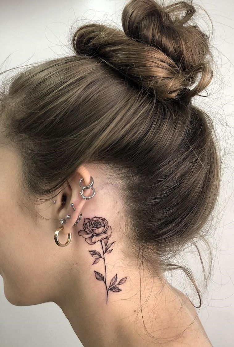 Roses With Names Tattoos (6)
