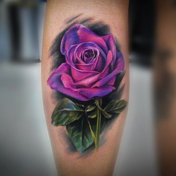 Roses With Names Tattoos (7)