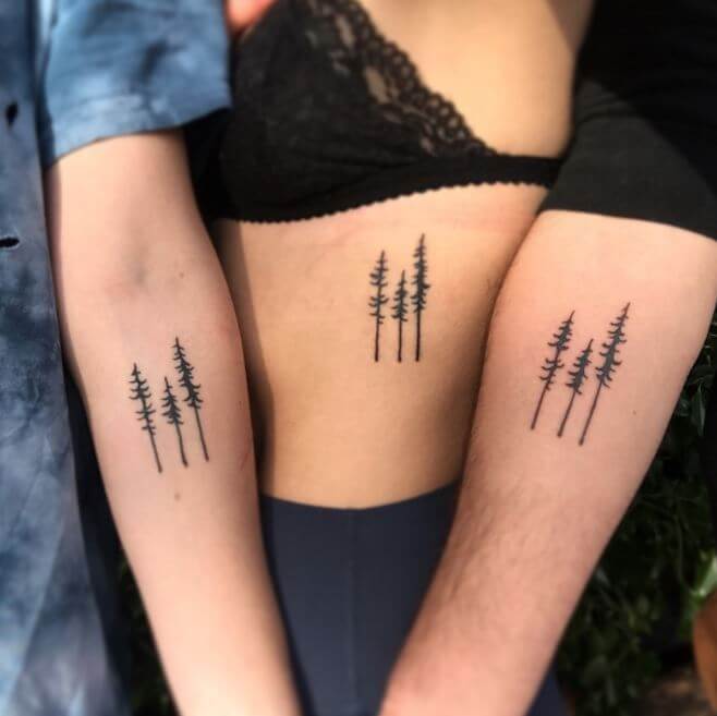 Sibling Tattoos For 3