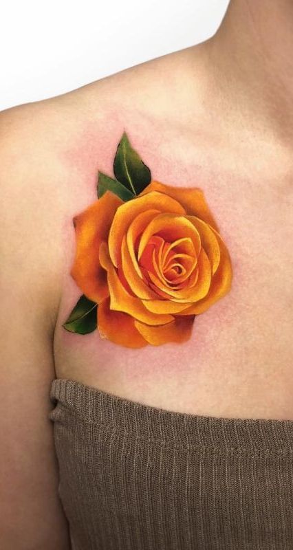 Side Rose Tattoos Female (1)