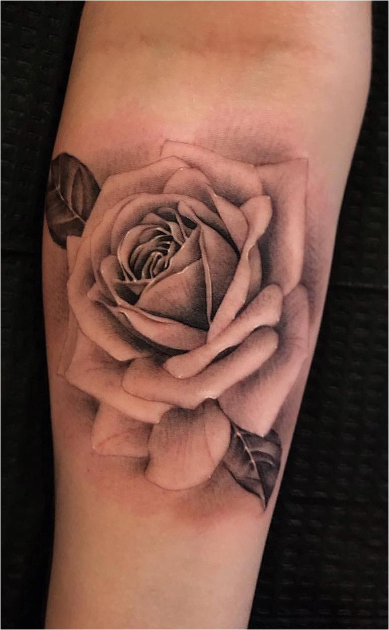 Side Rose Tattoos Female (8)