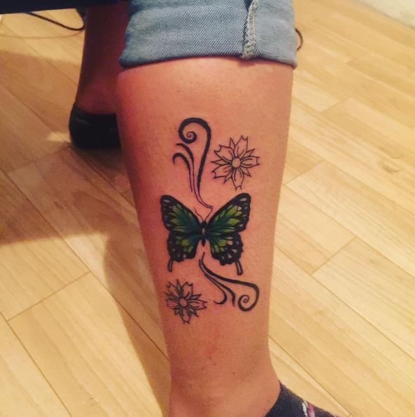 Simple Butterfly Tattoos