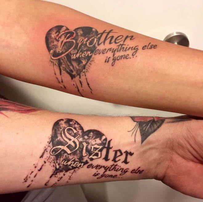 Sister Brother Tattoos