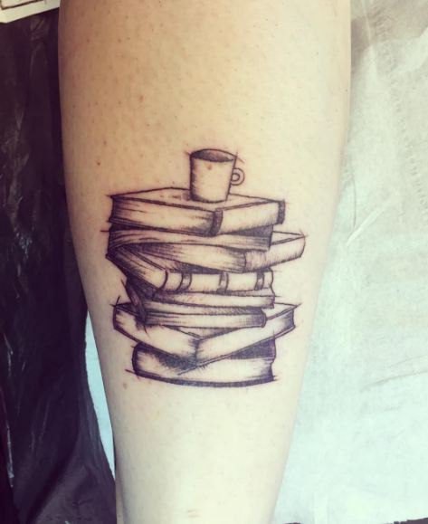 Sketch Style Book Tattoos