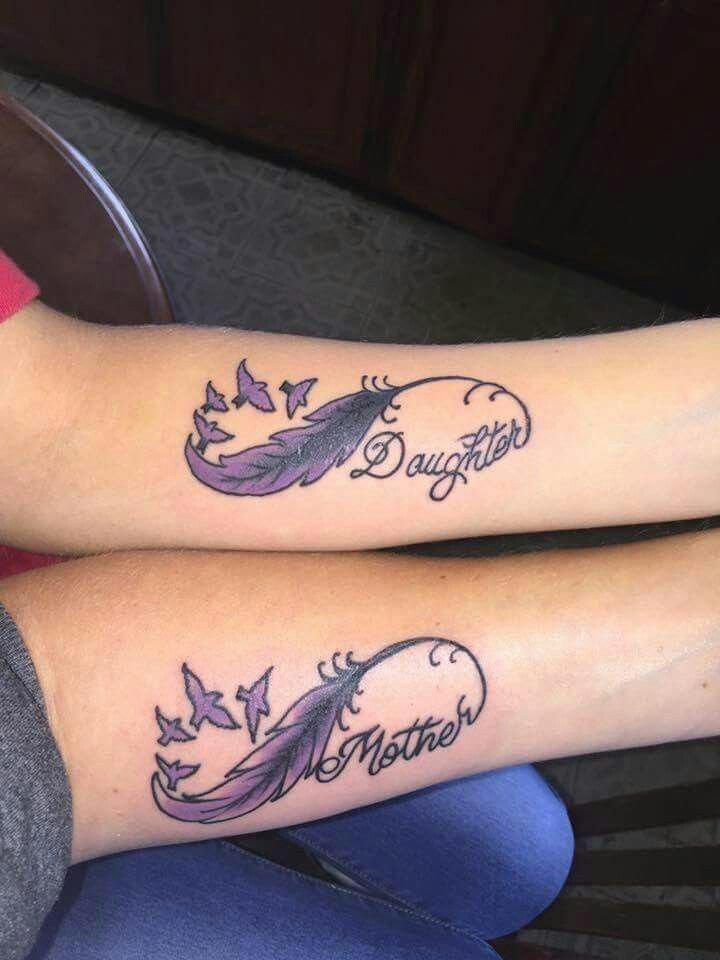 Small Matching Tattoo For Mother And Daughter (11)