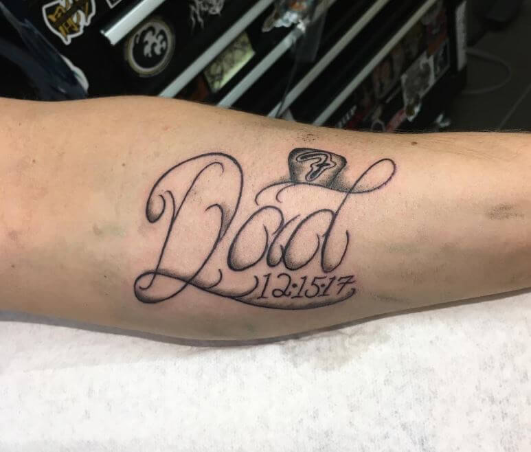 Small Memorial Tattoos For Dad