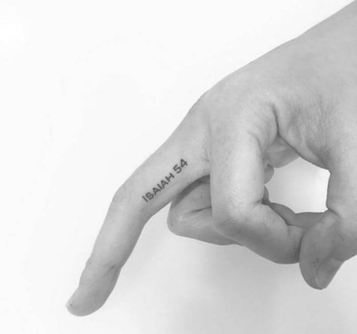 Small One Word Tattoos For Men