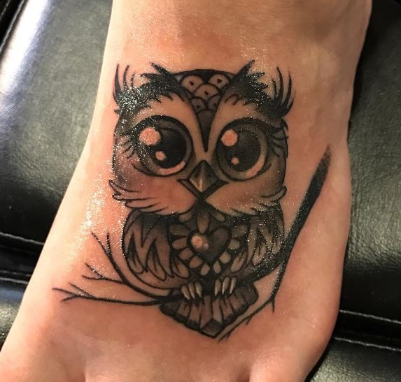 Small Owl Tattoos 1
