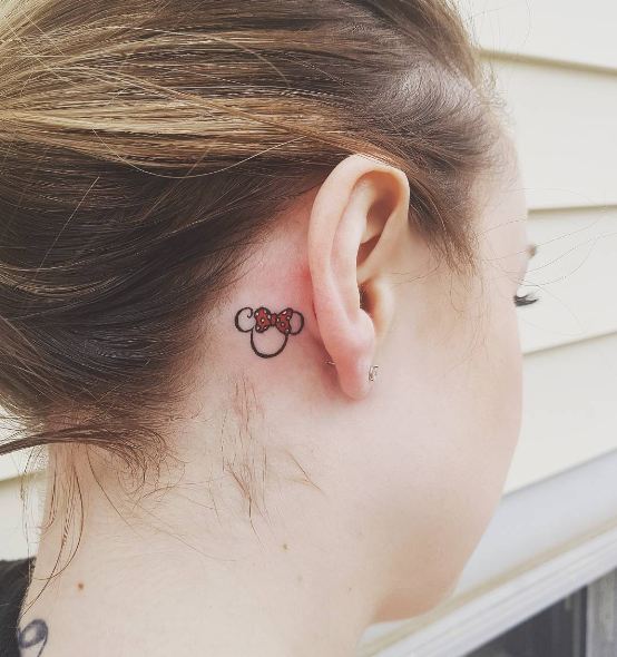 Small Tattoos Behind Ears