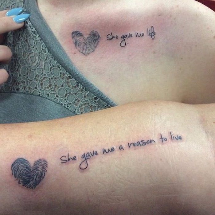 Son And Daughter Tattoo (3)