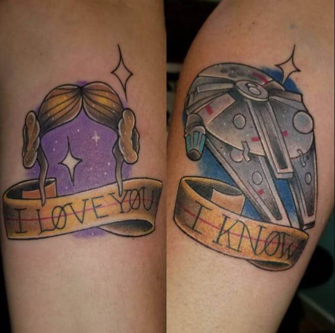 Star Wars Couple Tattoos