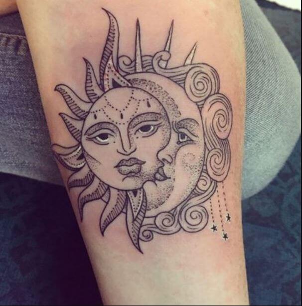 Sun And Moon Tattoos Meaning