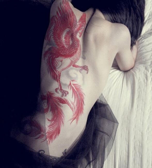 Tattoo Phoenix Vs Dragon