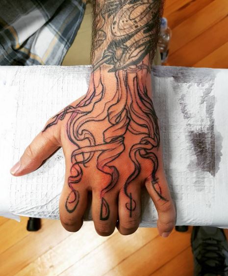 Tattoos On Hand