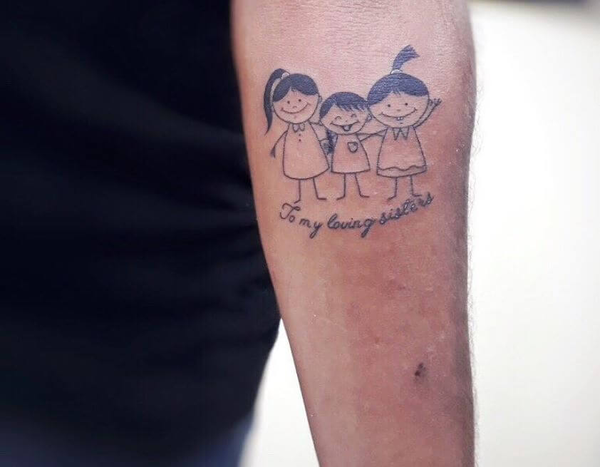 Three Sibling Tattoos