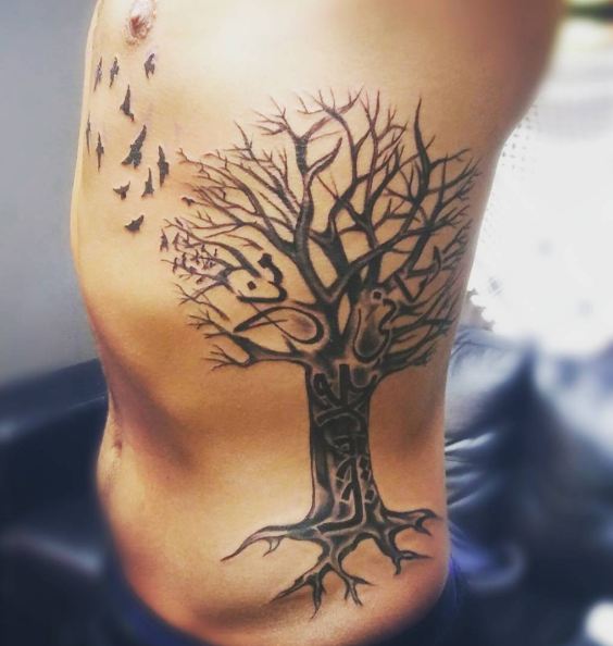 Tree Bird Tattoos