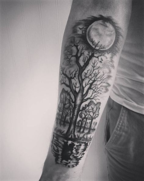 Tree Forearm Tattoos