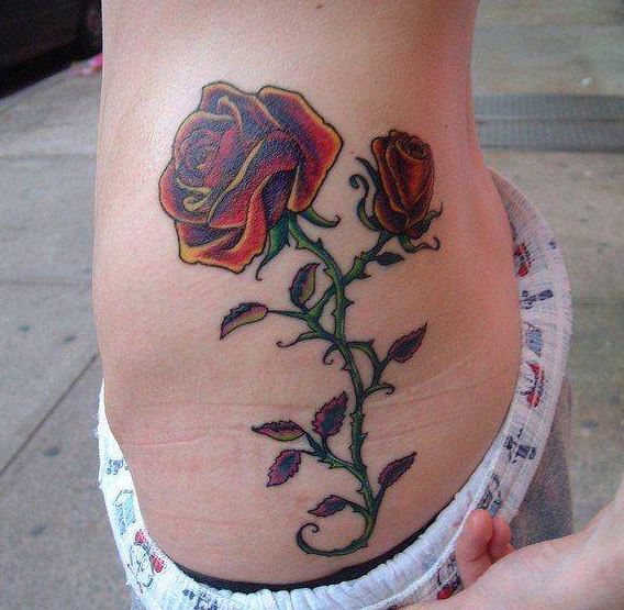 Two Rose Tattoos
