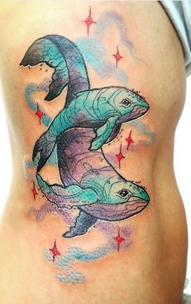 Whale Tattoos On Ribs