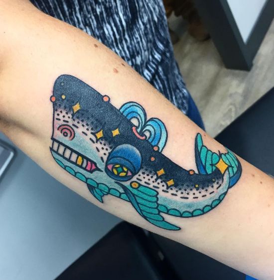 Whale Universe Tattoos